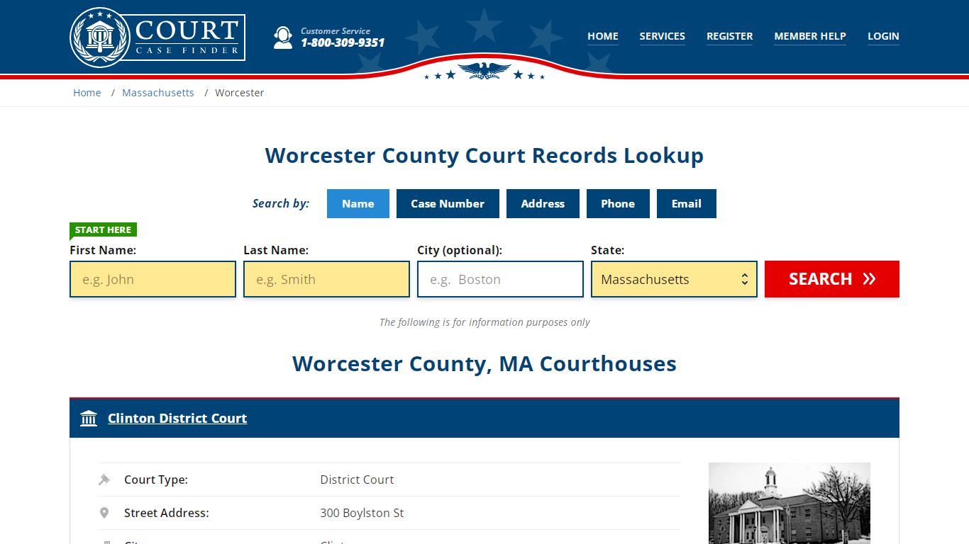 Worcester County Court Records | MA Case Lookup
